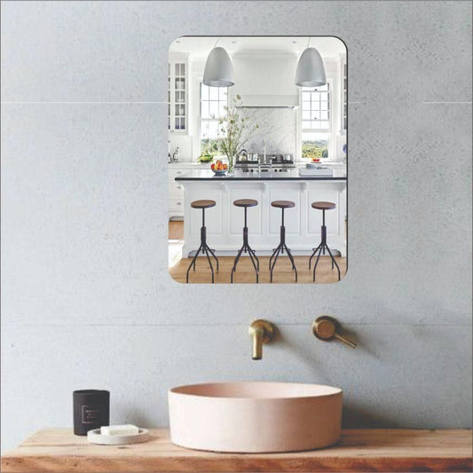 Combo: Oval & Square Shape Mirror (Pack of 2)