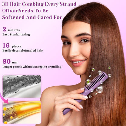Meneflix Mini Hair Straightener – cordless, 200°C, travel-friendly.