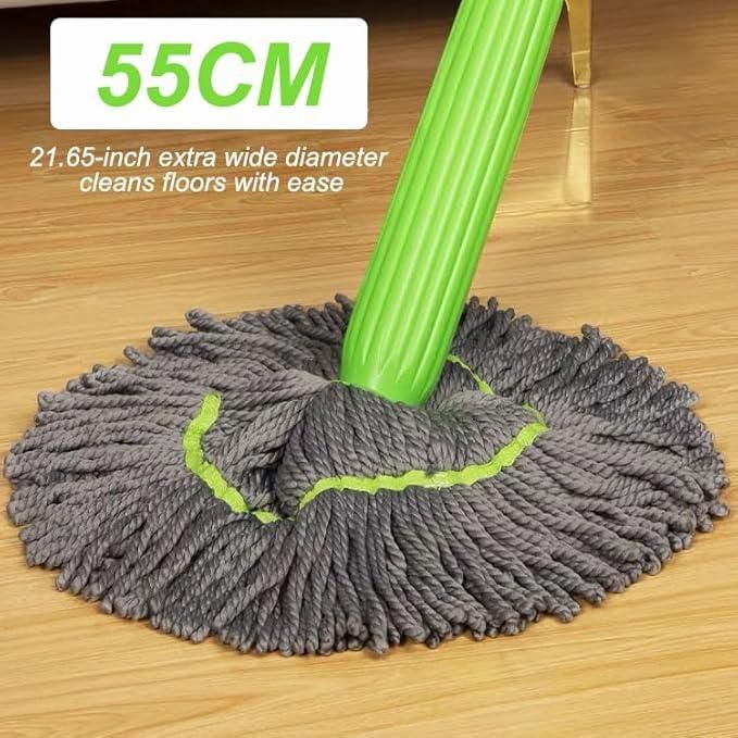 Self-Twisting Water Rotating Mop — 360° Spin, Hands-Free Wring