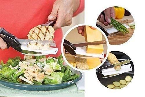 Clever Cutter – 2-in-1 knife & board.