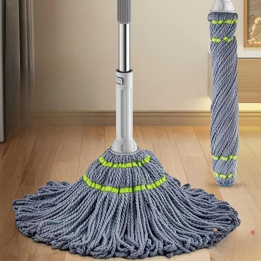 Self-Twisting Water Rotating Mop — 360° Spin, Hands-Free Wring
